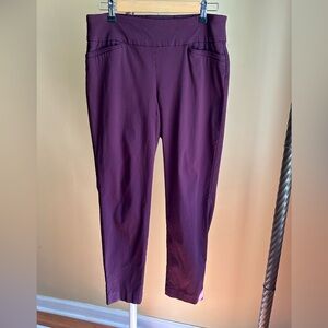 Van Heusen maroon stretch work pants